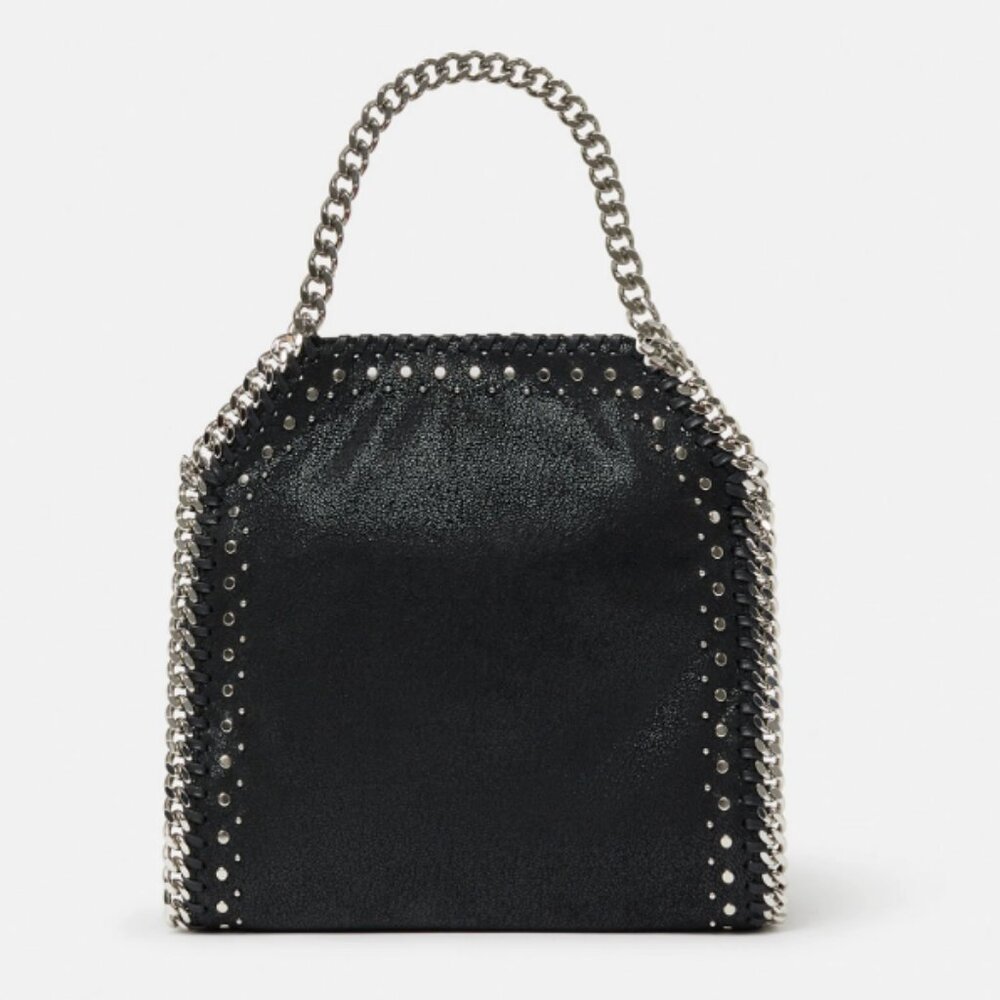 Stella McCartney Falabella Studded Tiny Tote Bag With Card - Picture 9 of 10